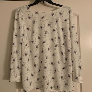 Loft Plus (16) Floral Blouse